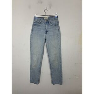 Madewell Womens Jeans 23 Perfect Vintage Jean Light Wash High Rise Distressed
